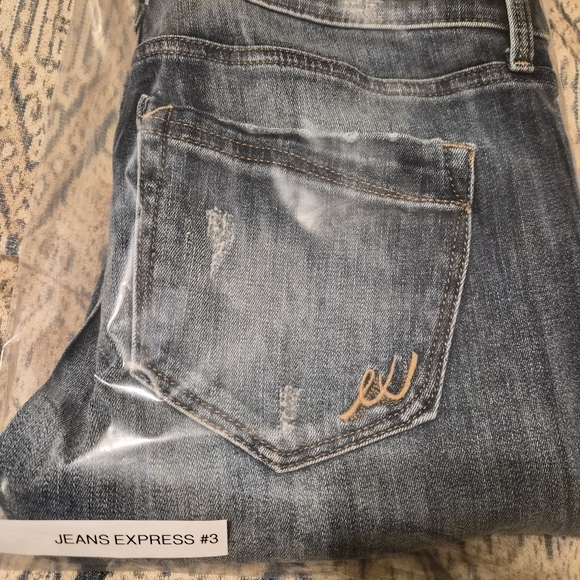 Express Women's Dark Blue Skinny Jeans‎ - Picture 9 of 9